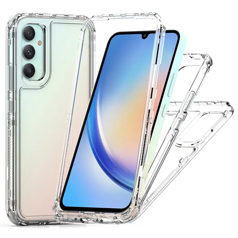 Para Samsung Galaxy A34 5G Case Acrylic+TPU Anti-scratch Phone Cover
