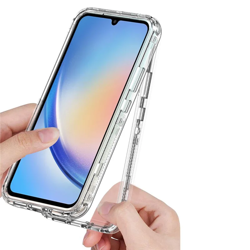 Para Samsung Galaxy A34 5G Case Acrylic+TPU Anti-scratch Phone Cover