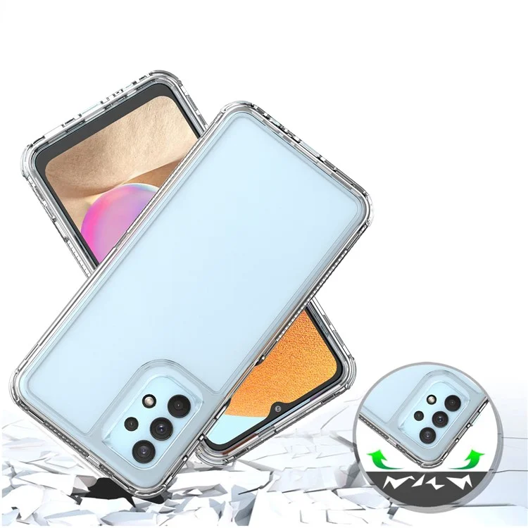 Per Samsung Galaxy A04 4G / A04s 4G / A13 4G / A13 5G / M32 5G / A32 5G Custodia Acrilico+TPU Cover Telefono