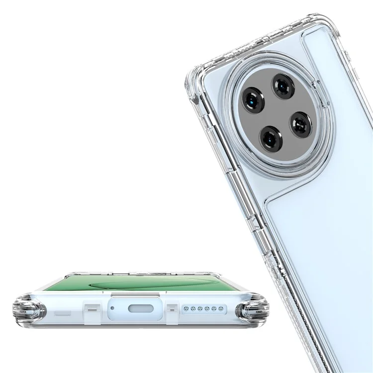 Para TECNO Spark 20 Pro+ Case Transparent Acrylic+TPU Hybrid Phone Cover