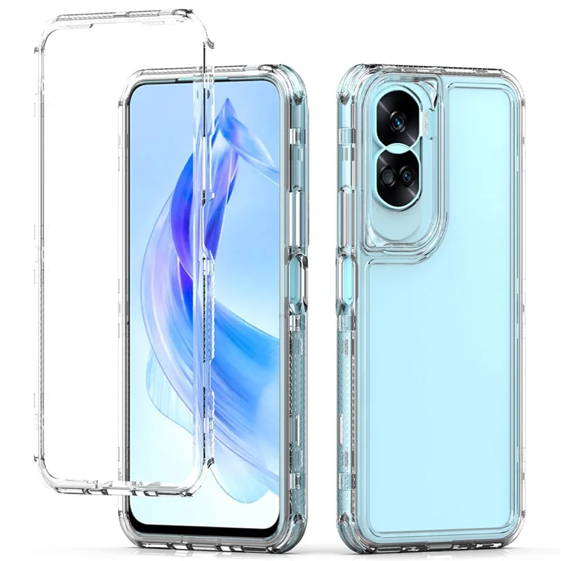 For Honor 90 Lite 5G Hülle Acryl+TPU Handyhülle Tropfschutz