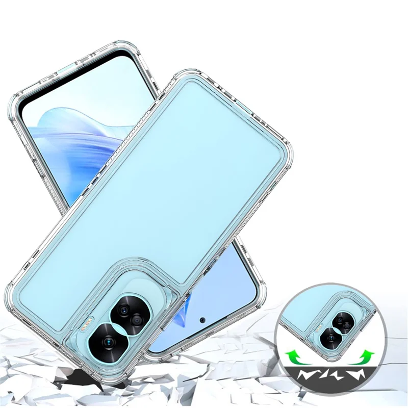 For Honor 90 Lite 5G Hülle Acryl+TPU Handyhülle Tropfschutz