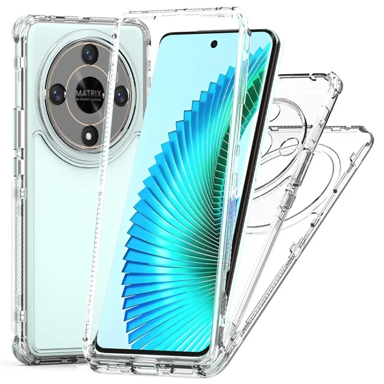 For Honor Magic6 Lite 5G / X9b 5G Case Acrylic+TPU Phone Cover Transparent