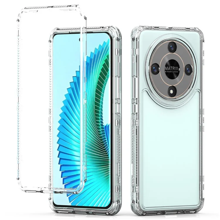 For Honor Magic6 Lite 5G / X9b 5G Case Acrylic+TPU Phone Cover Transparent