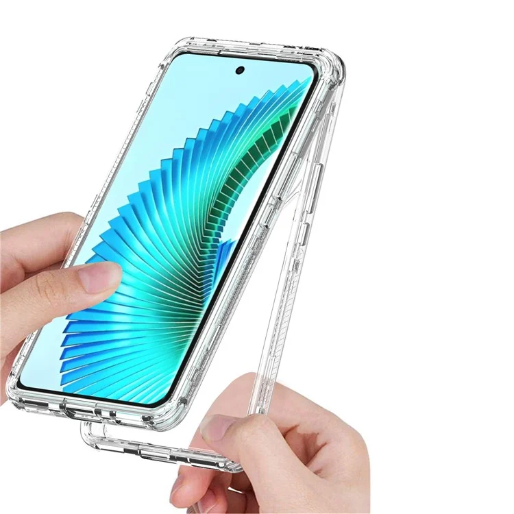 For Honor Magic6 Lite 5G / X9b 5G Case Acrylic+TPU Phone Cover Transparent