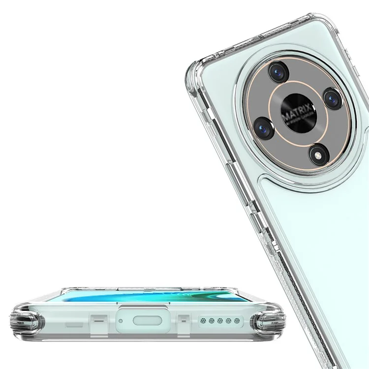 For Honor Magic6 Lite 5G / X9b 5G Case Acrylic+TPU Phone Cover Transparent