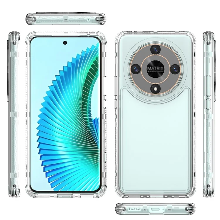 For Honor Magic6 Lite 5G / X9b 5G Case Acrylic+TPU Phone Cover Transparent