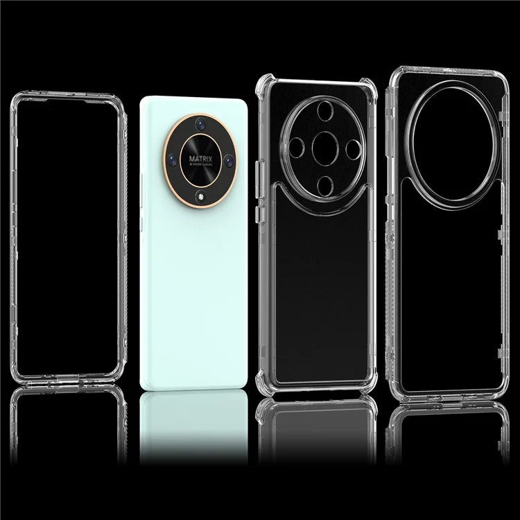 For Honor Magic6 Lite 5G / X9b 5G Case Acrylic+TPU Phone Cover Transparent