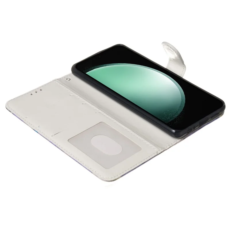 Voor HMD Pulse Pro hoesje met kaarthouder patroon lederen telefoonhoes - Wolf