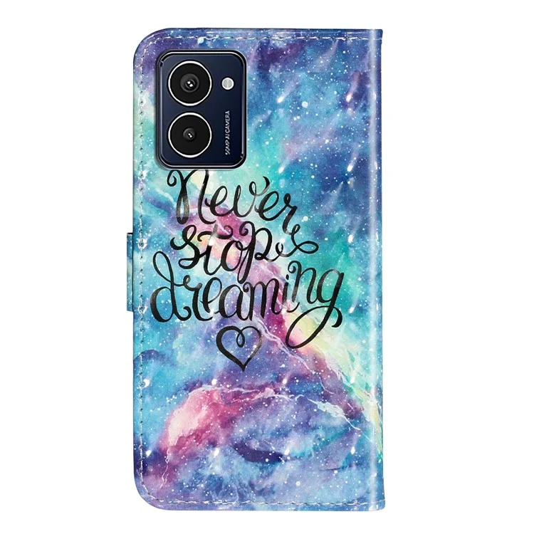 For HMD Pulse Pro Case 3D Pattern Printed Phone Leather Cover Handbag - Starry Sky