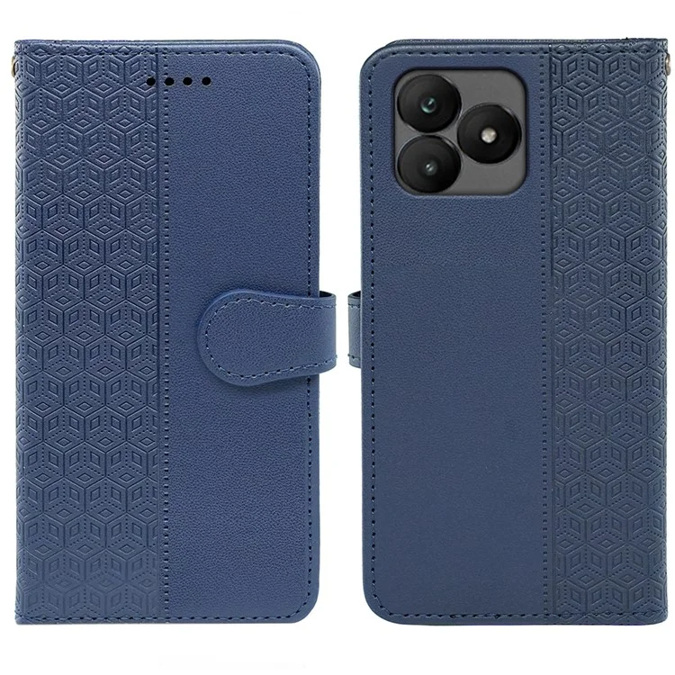 For Wiko T20 Wallet Phone Case Leather Shockproof Cover - Blue