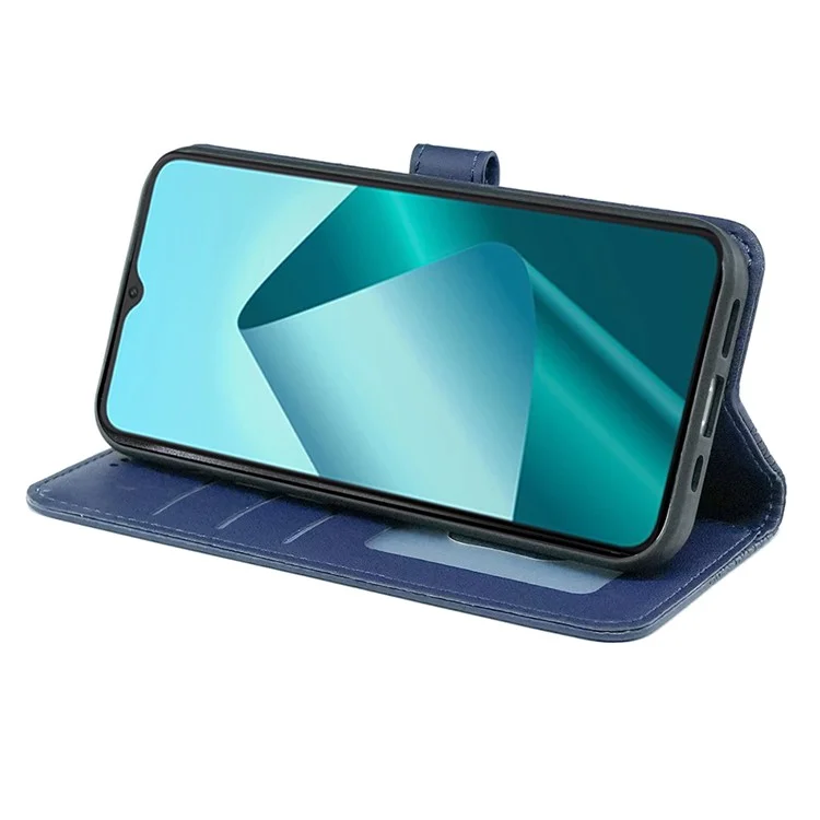 For Wiko T20 Wallet Phone Case Leather Shockproof Cover - Blue