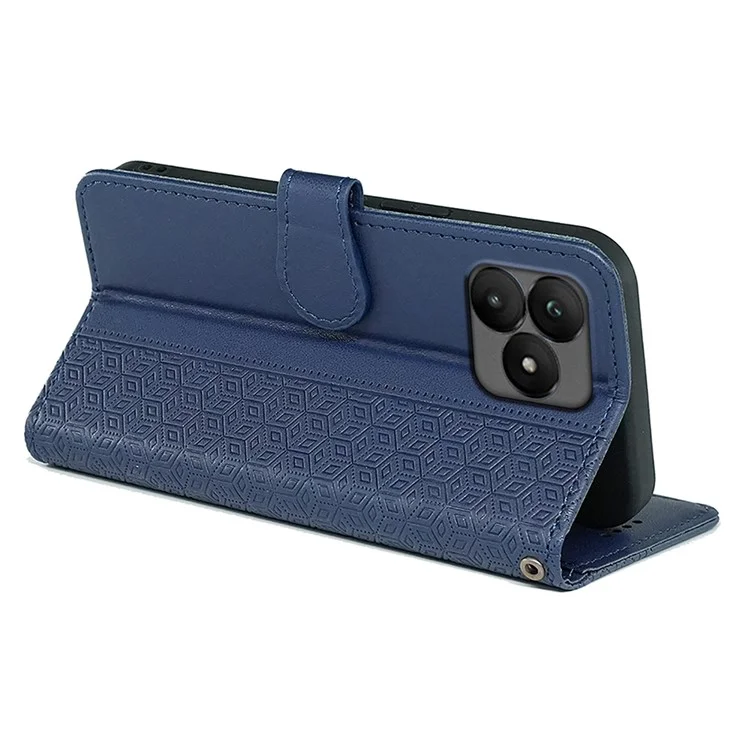 For Wiko T20 Wallet Phone Case Leather Shockproof Cover - Blue