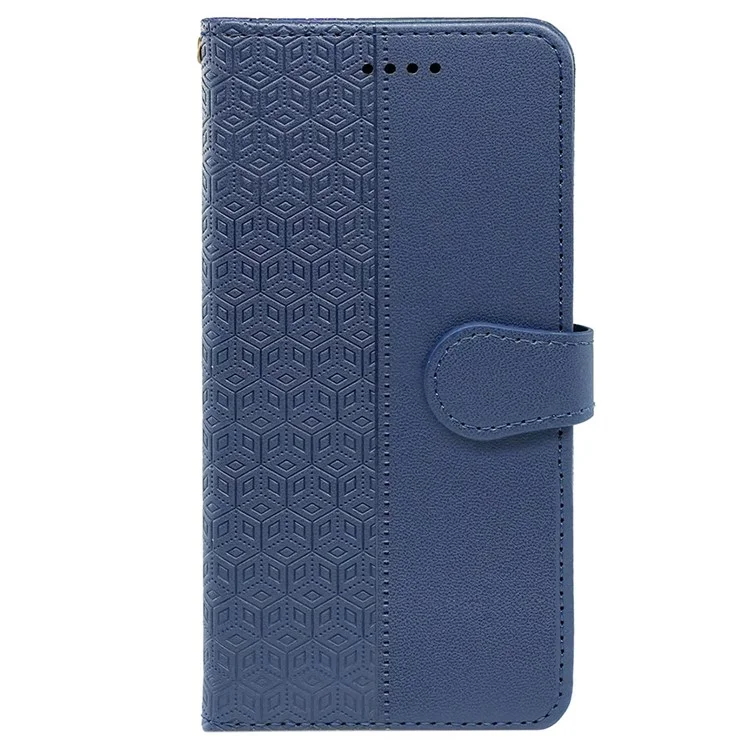 For Wiko T20 Wallet Phone Case Leather Shockproof Cover - Blue
