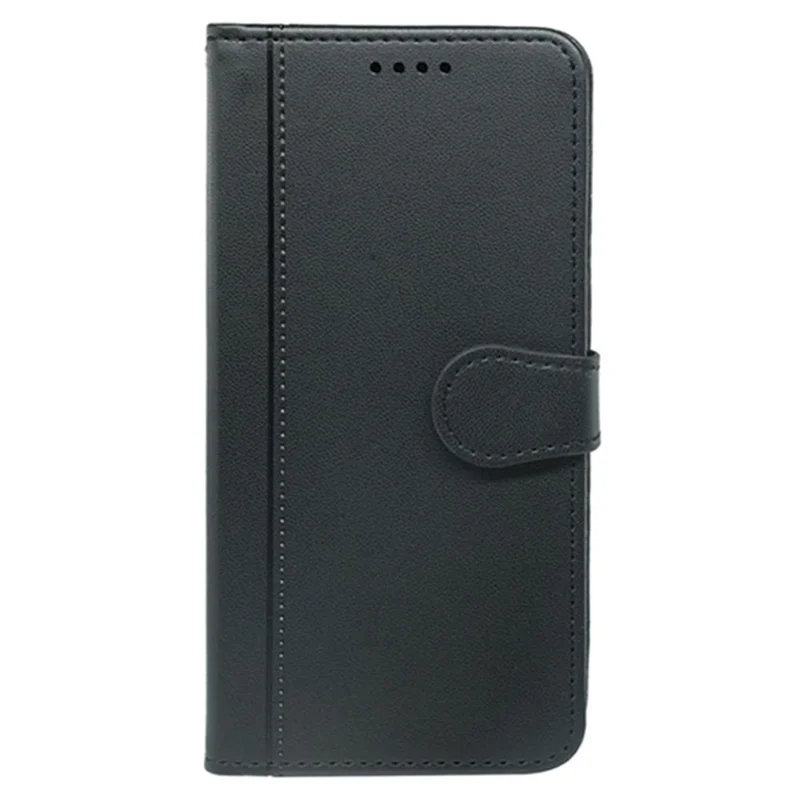 HX02 For HMD Pulse Pro Case Wallet Leather Phone Cover with Strap - Black