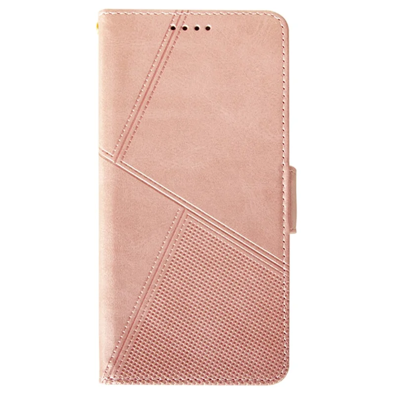 IDEWEI For Oppo Reno12 5G (Global) Wallet Phone Case Calf Texture Stand Leather Cover - Pink