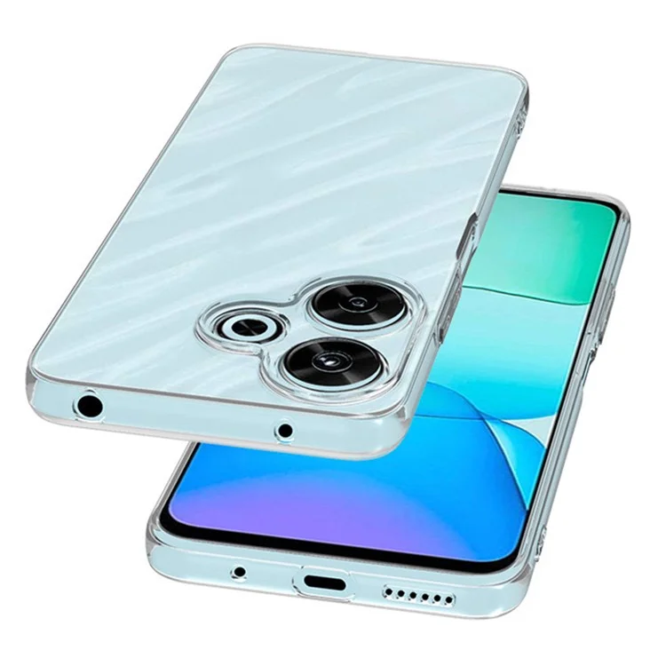 Per Xiaomi Redmi 13 5G / 13 4G Custodia TPU Ultrasottile Protezione Telefonica Trasparente