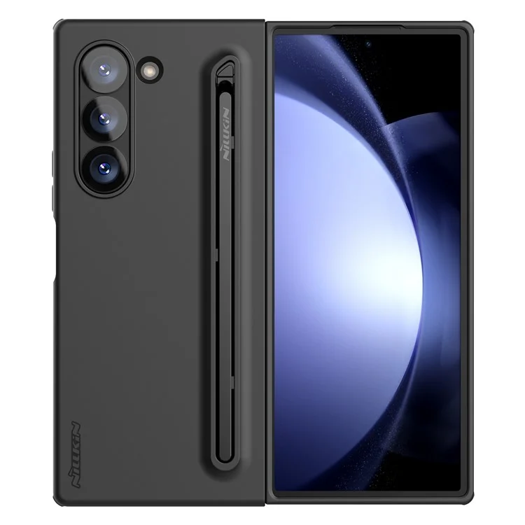 Capa dobrável Flex Pure NILLKIN para Samsung Galaxy Z Fold6 5G, silicone + PC, com caneta stylus - Preto