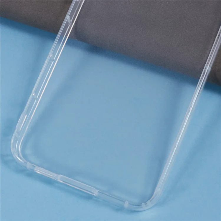 Pour Samsung Galaxy A55 5G Clear Case Anti-Drop TPU Phone Cover (Big Rear Lens Hole)