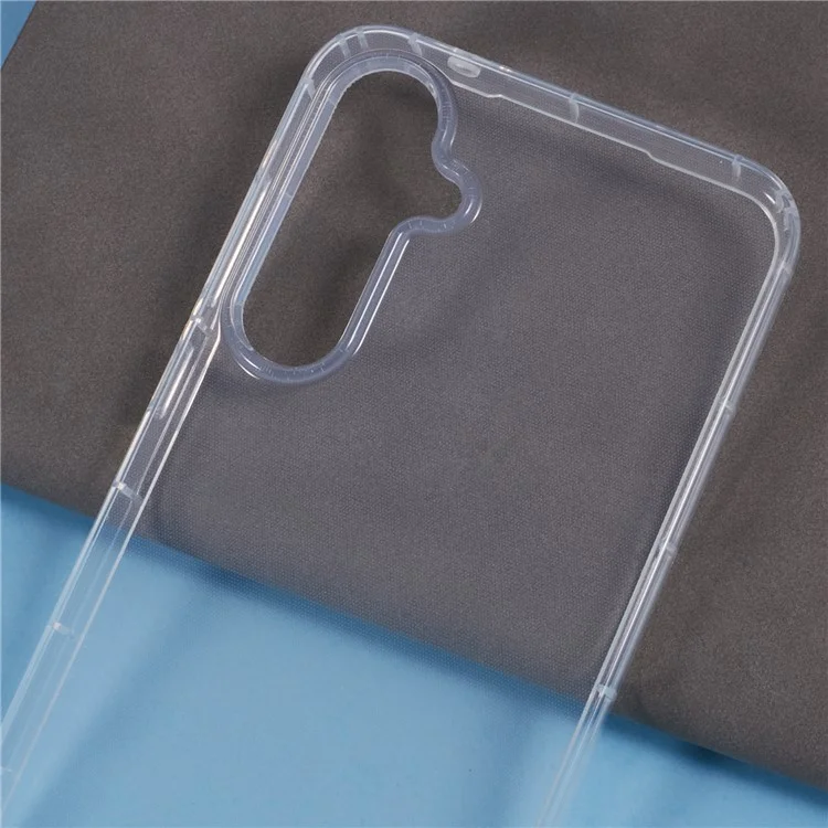 Pour Samsung Galaxy A55 5G Clear Case Anti-Drop TPU Phone Cover (Big Rear Lens Hole)