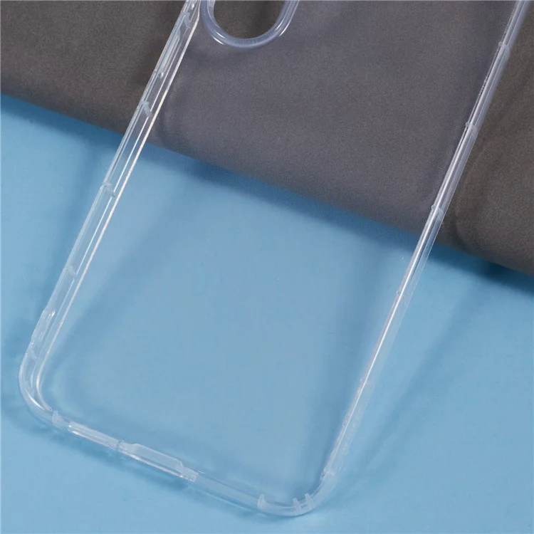 For Samsung Galaxy S24 FE Clear Case Anti-Drop TPU Phone Cover (Big Rear Lens Hole)