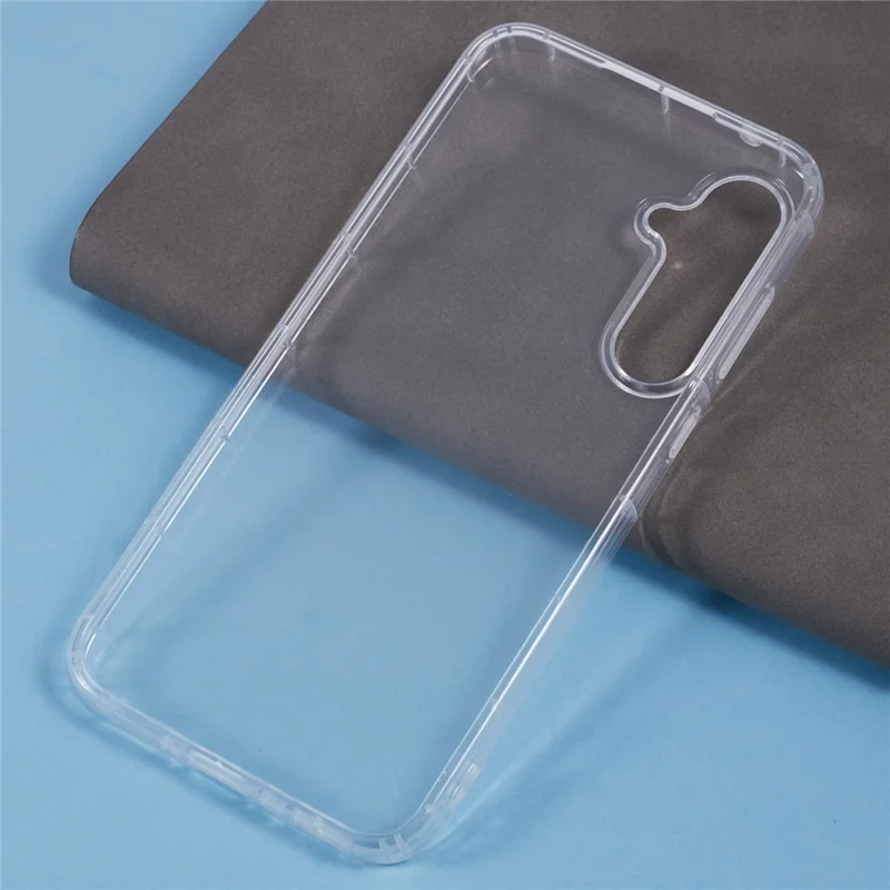 Per Samsung Galaxy A35 5G Cover Trasparente Anti-Goccia TPU Cover Telefono (Foro Obiettivo Posteriore Grande)