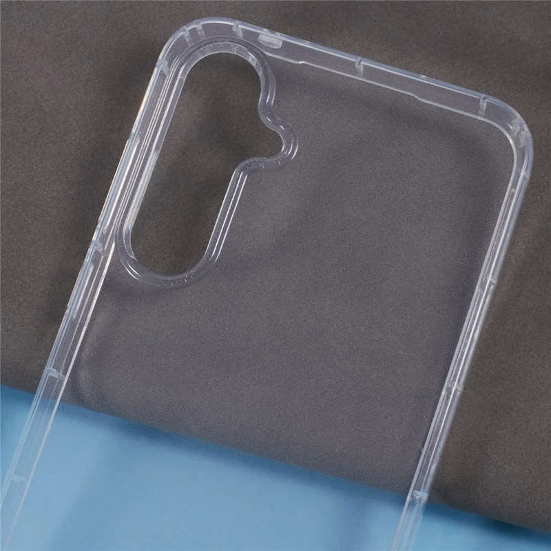 Per Samsung Galaxy A35 5G Cover Trasparente Anti-Goccia TPU Cover Telefono (Foro Obiettivo Posteriore Grande)