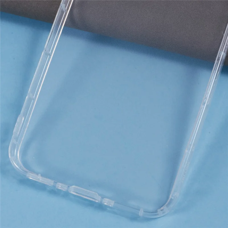 Per Samsung Galaxy A35 5G Cover Trasparente Anti-Goccia TPU Cover Telefono (Foro Obiettivo Posteriore Grande)