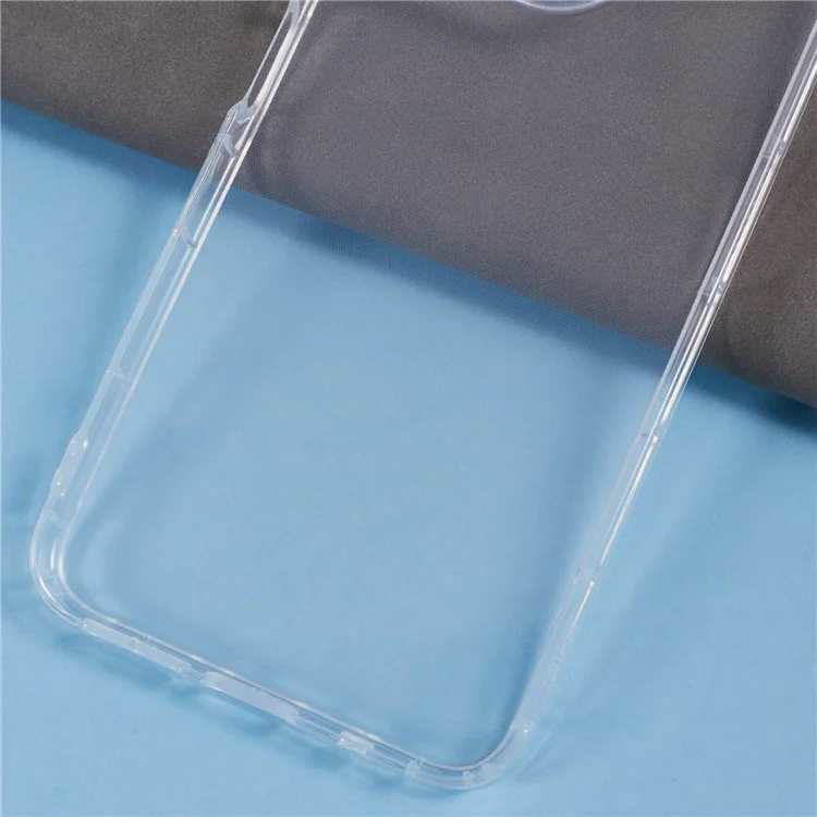 Per Xiaomi Redmi 13 5G / 13 4G Custodia Trasparente Anti-Caduta in TPU Cover per Telefono (Foro Grande per Obiettivo Posteriore)