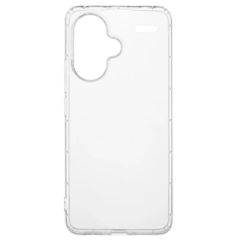 For Xiaomi Redmi Note 13 Pro+ 5G Clear Case Anti-Drop TPU Phone Cover (Big Rear Lens Hole)