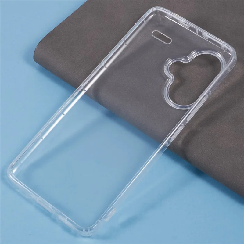 For Xiaomi Redmi Note 13 Pro+ 5G Clear Case Anti-Drop TPU Phone Cover (Big Rear Lens Hole)