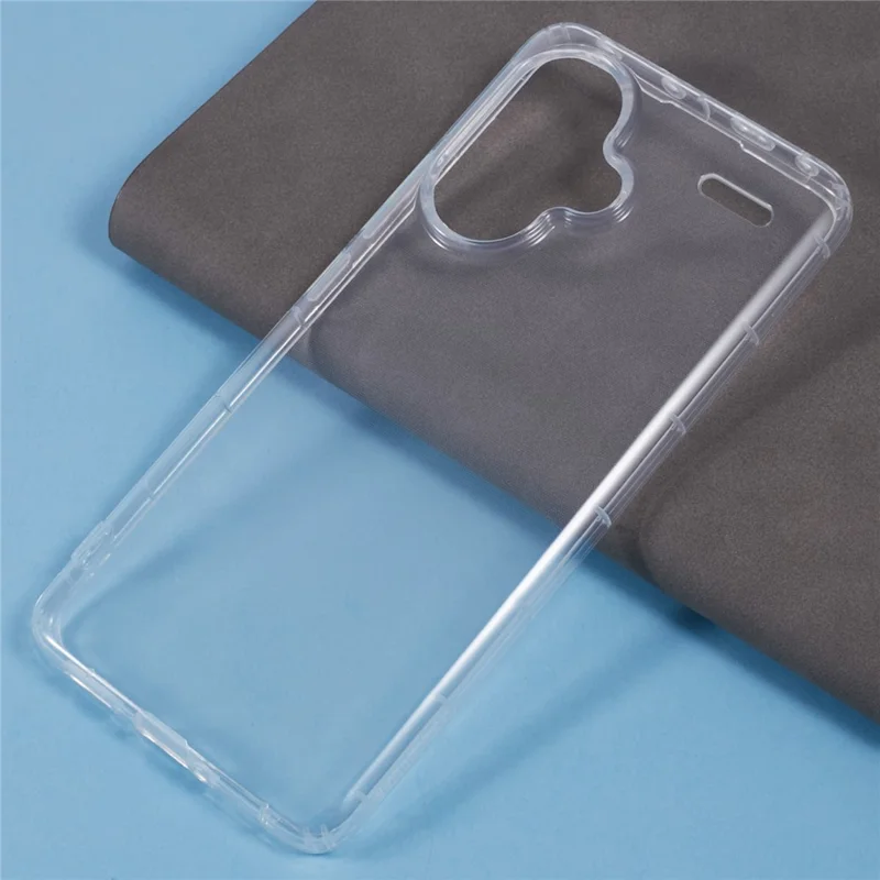 For Xiaomi Redmi Note 13 Pro+ 5G Clear Case Anti-Drop TPU Phone Cover (Big Rear Lens Hole)