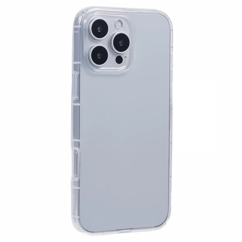 Capa Transparente Antiimpacto para iPhone 16 Pro Max (Orifício Grande na Lente Traseira)