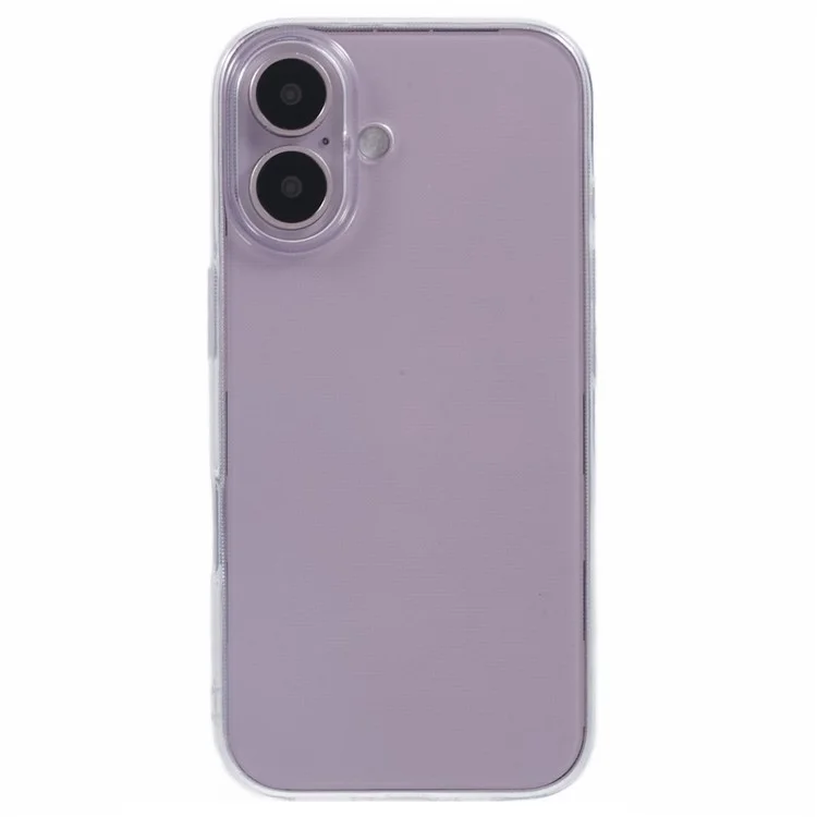 Per iPhone 16 Case Watermark-Free 2.0mm TPU Clear Phone Cover
