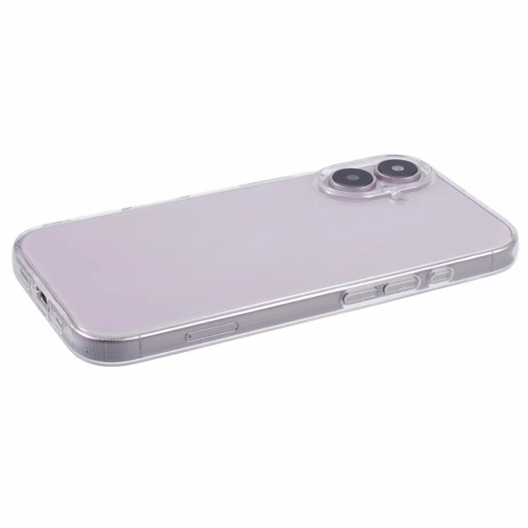 Per iPhone 16 Case Watermark-Free 2.0mm TPU Clear Phone Cover