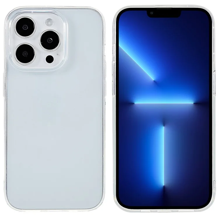 For iPhone 16 Pro Max Clear Case Watermark-Free 2.0mm TPU Phone Cover