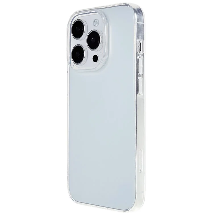 For iPhone 16 Pro Max Clear Case Watermark-Free 2.0mm TPU Phone Cover