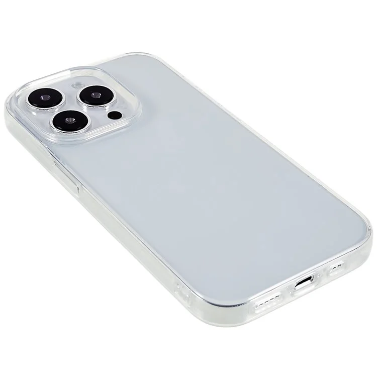 For iPhone 16 Pro Max Clear Case Watermark-Free 2.0mm TPU Phone Cover