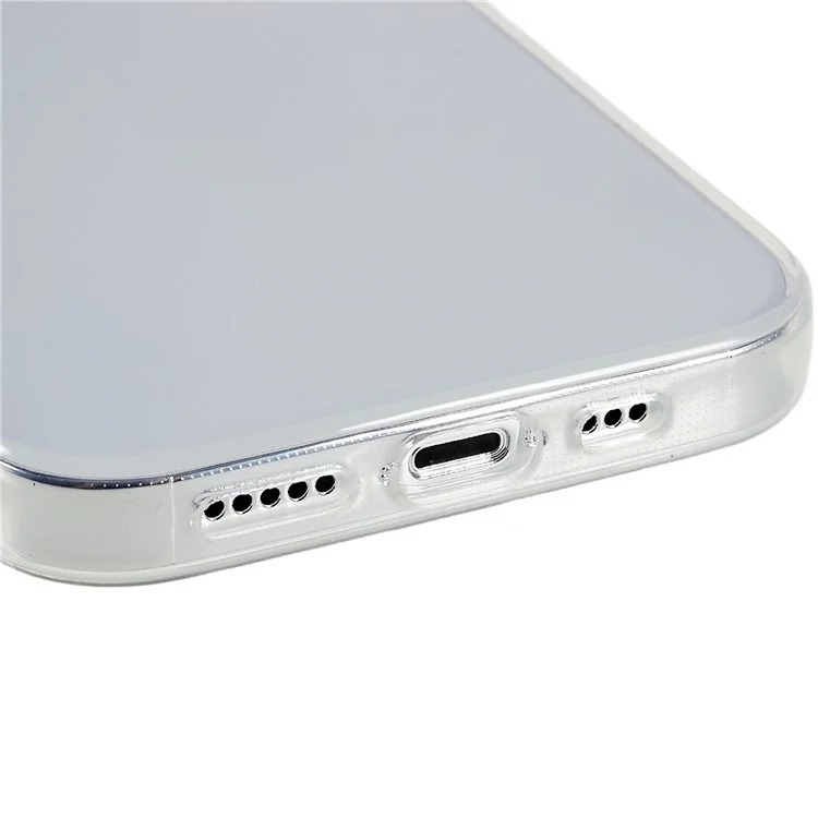 For iPhone 16 Pro Max Clear Case Watermark-Free 2.0mm TPU Phone Cover