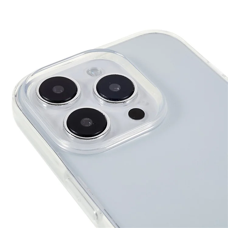 For iPhone 16 Pro Max Clear Case Watermark-Free 2.0mm TPU Phone Cover
