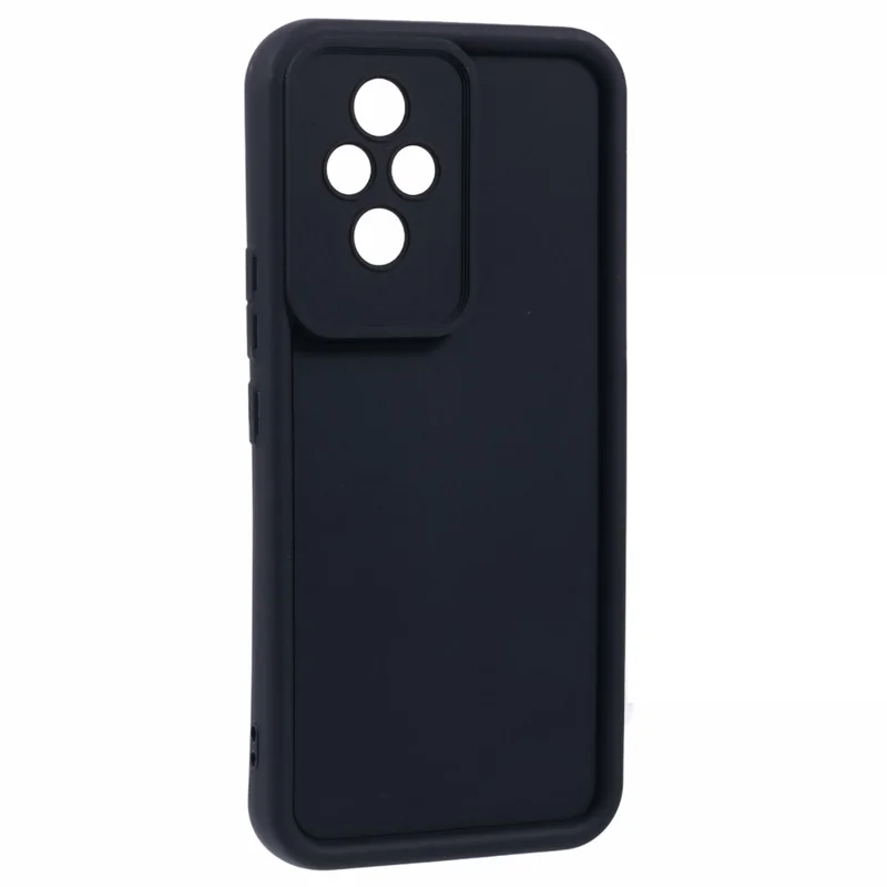 For Honor 200 5G Case Precise Lens Cutout Thicken Anti-Drop Matte TPU Phone Cover - Black
