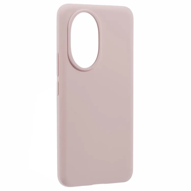 Housse 5G For Honor 200, en silicone liquide, avec doublure souple et protection - Rose