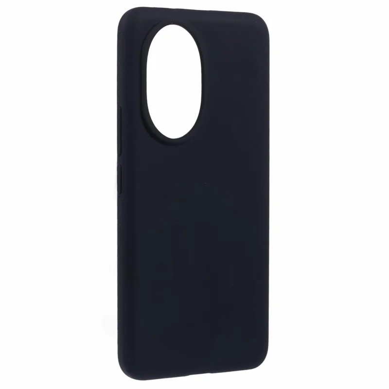 For Honor 200 5G Case Liquid Silicone Soft Lining Protective Phone Cover - Black