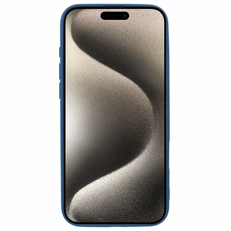 X-LEVEL Per iPhone 16 Plus Case Smooth Soft TPU Phone Case Liquid Silicone Texture - Blue
