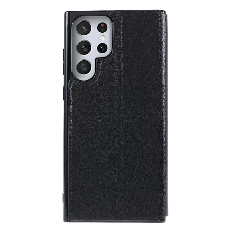 X-LEVEL Colorful-2 Series For Samsung Galaxy S23 Ultra Case Funda de Teléfono de Cuero Cierre Magnético Protección Completa a Prueba de Golpes - Negro