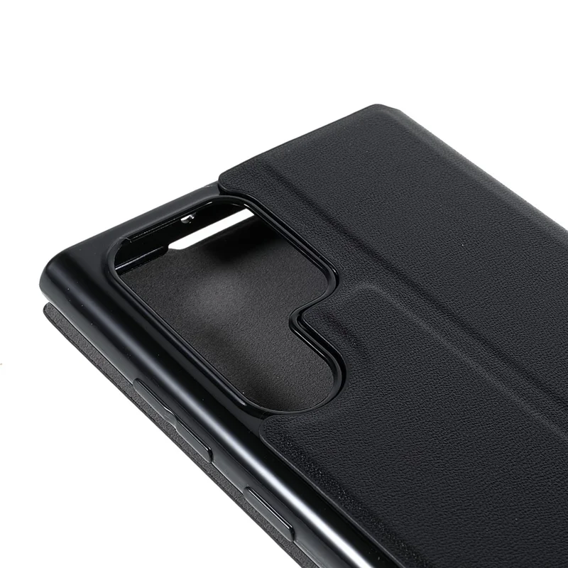 X-LEVEL Colorful-2 Series For Samsung Galaxy S23 Ultra Case Funda de Teléfono de Cuero Cierre Magnético Protección Completa a Prueba de Golpes - Negro