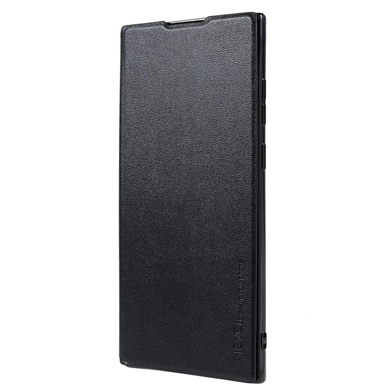 X-LEVEL Colorful-2 Series For Samsung Galaxy S23 Ultra Case Funda de Teléfono de Cuero Cierre Magnético Protección Completa a Prueba de Golpes - Negro
