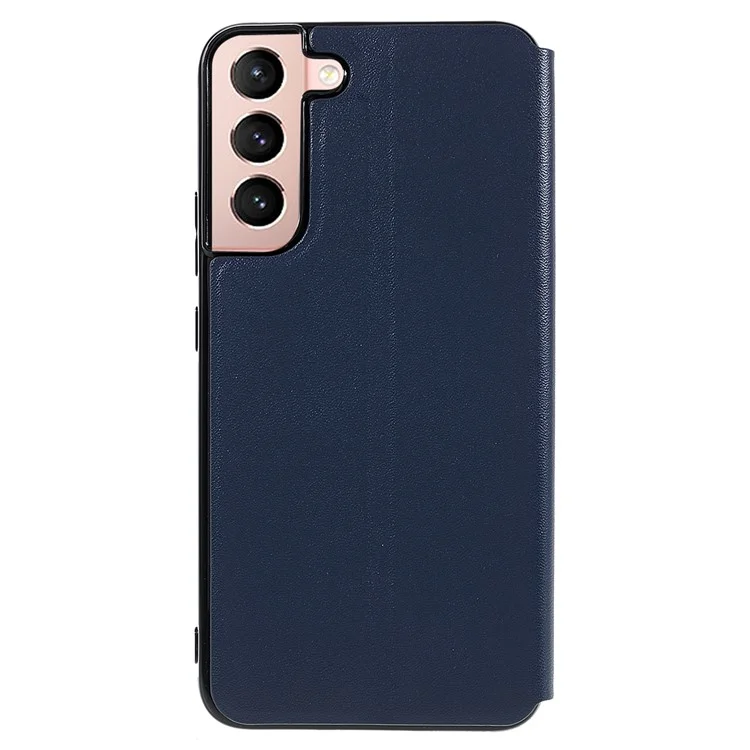 X-LEVEL Colorful-2 Series For Samsung Galaxy S23 Case Stand Leather Phone Cover Magnetic Absorption - Dark Blue