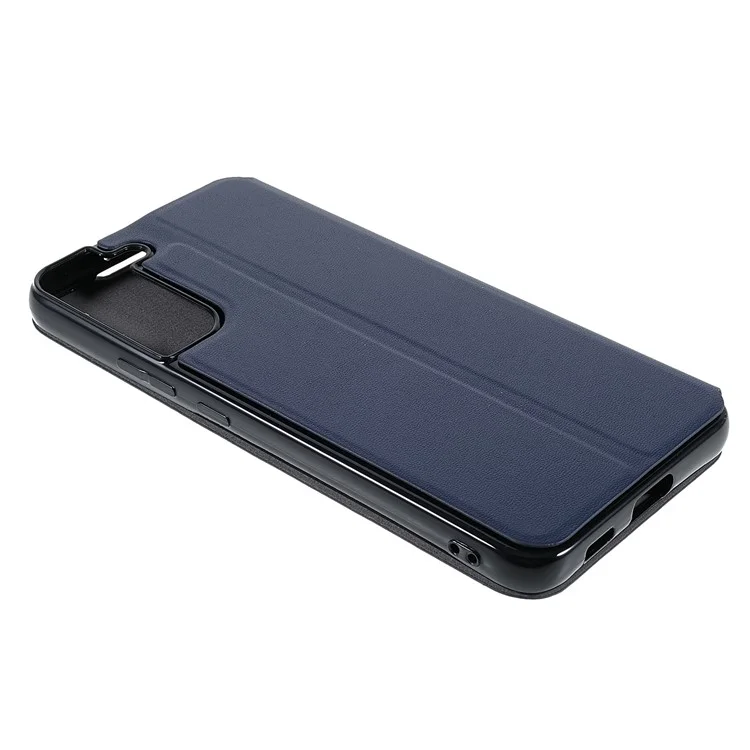 X-LEVEL Colorful-2 Series For Samsung Galaxy S23 Case Stand Leather Phone Cover Magnetic Absorption - Dark Blue