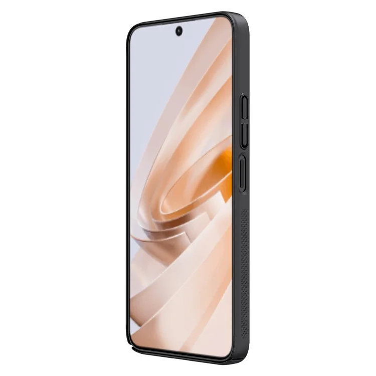 NILLKIN Frosted Shield Phone Case per Xiaomi Redmi 13 5G / 13 4G / Note 13R 5G / Poco M6 4G Custodia rigida in PC - Nero